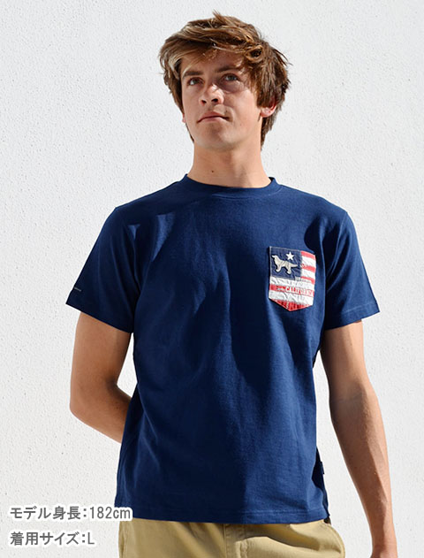 フラッグポケットTシャツ