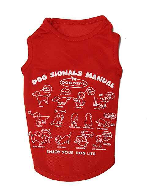 DOGサインメッシュノースリーブ
