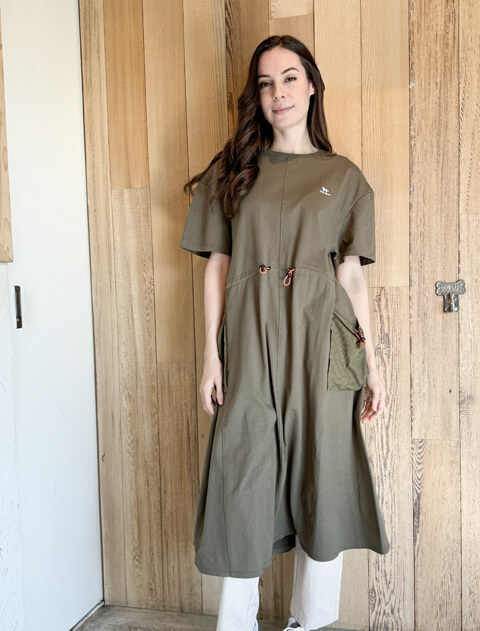 WOMEN】クールデニムジャンパースカート