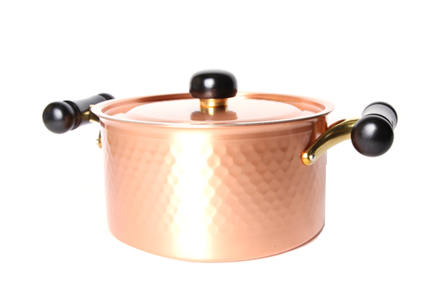 銅　IHアンティーク　IH 102　両手鍋(20cm)