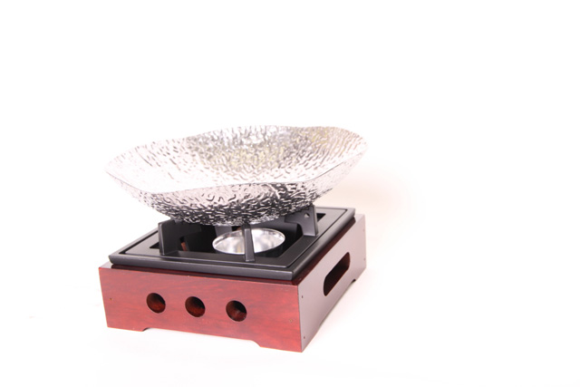 亀甲鍋ステンレス民芸風こんろセット