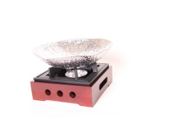 亀甲鍋ステンレス民芸風こんろセット