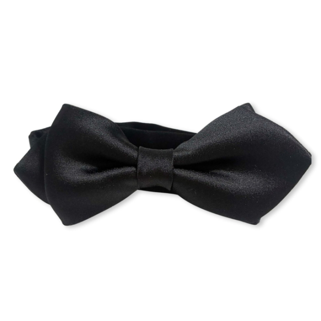 西陣織 蝶ネクタイ 黒 メンズ 結婚式 二次会 パーティー 衣装 日本製 シルク 朱子 メール便 dplus arts