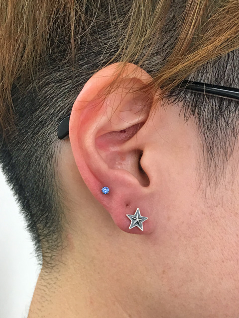 【直輸入純正品】コディー・サンダーソン作 05-0019 スター・ピアス(S) 2個セット