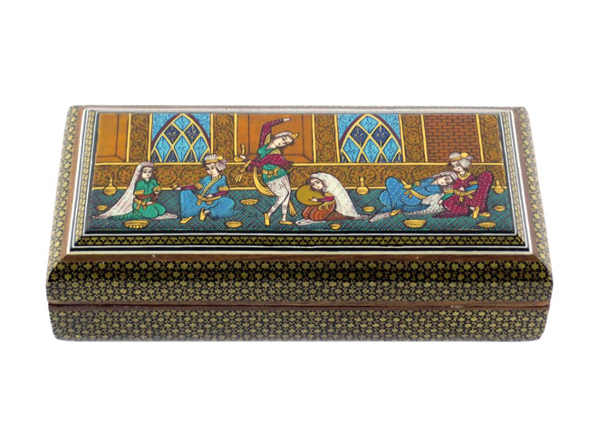 カタム Jewelry Box 約21×6×11cm　kj021006001