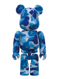 BE@RBRICK �٥��֥�å� BAPE(R) CAMO BLUE Ver. 100%