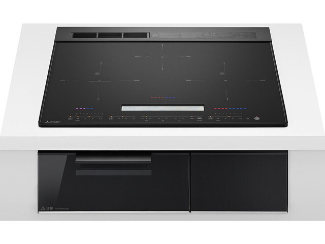 送料無料 三菱 IHクッキングヒーター IH CROSS+TOP CS-A206-B(マットブラック)60cmトップ【工事対応可】