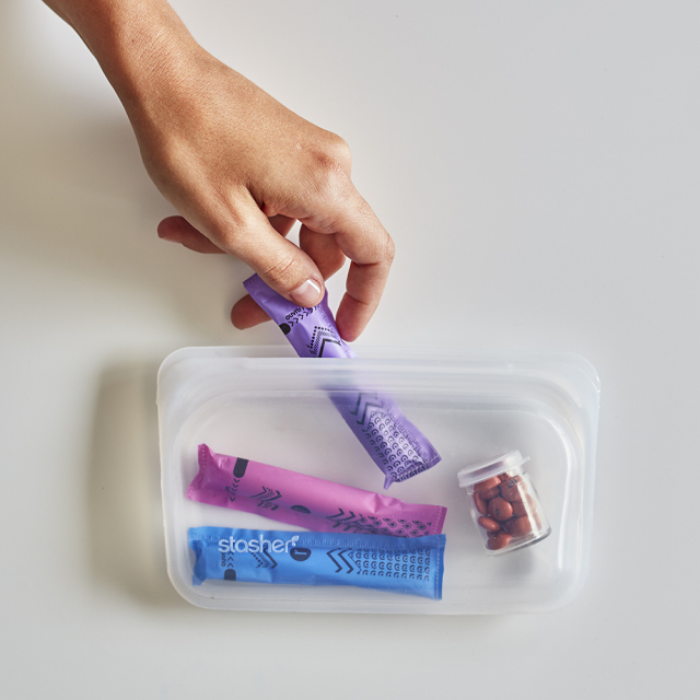【プラスチックフリーの保存容器】Stasher(スタッシャー) スタッシャ―クリア04