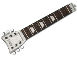 Shred Neck Silver Metal Flake