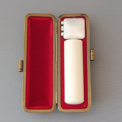 京の名工による完全手彫り印鑑18ミリ丸極上象牙印鑑