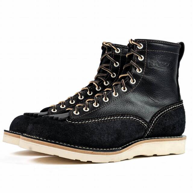 WESCO JOBMASTER LTT Black Oil × Black Tie Pebble White Eyelets