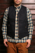 STEVENSON OVERALL CO. ��ZIP-UP LOGGER VEST��