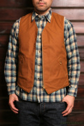 STEVENSON OVERALL CO. ��ZIP-UP LOGGER VEST��