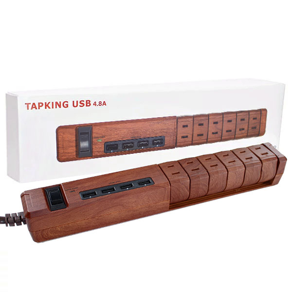 TAPKING USB AC6個口 4.8A USB4ポート