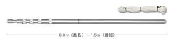 第一電波工業　DAP600　移動運用向け５段伸縮型アンテナポール（最大伸長時６m）