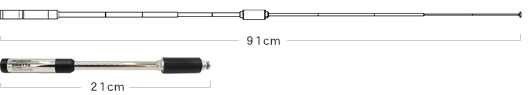 第一電波工業　SRH770　144/430MHz帯２バンドハンディロッドアンテナ（レピーター対応型）≪300MHz受信対応≫ DIGITAL対応