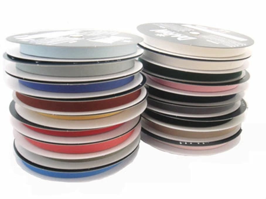 日本製 コットン グログランテープ 9ミリ幅 12ミリ幅  グログランリボンテープ  コットン100% COTTON GROSGRAIN-TAPE。 18カラーあります。