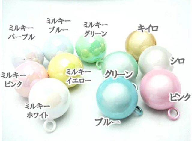 水琴鈴 マル水琴鈴 まるすいきんすず です。全長のサイズ17ミリ。水琴