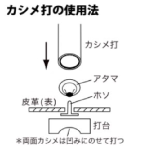 カシメ打ち棒