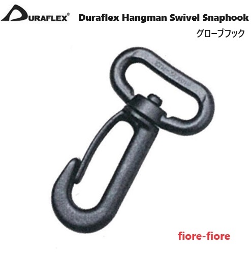 duraflex デュラフレックス 25mm25ミリ テープアジャスターナスカン Duraflex Hangman Swivel Snaphook グローブフック A26013