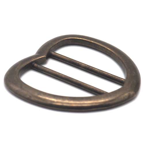 ハートバックル 40Ｗ-ダブル ハート美錠 H04771 38～40ミリテープ巾用。カラーは、シルバー、ゴールド、アンティークがございます。