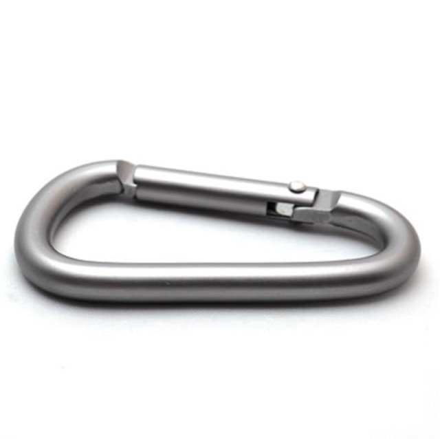 カラビナ 57ミリ×30ミリ アルミ製 キーホルダー N05000。カラーは