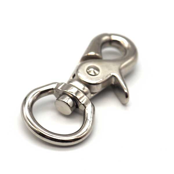 レバー付きナスカン(レバーナスカン）マル 全長45～60ミリ N16001