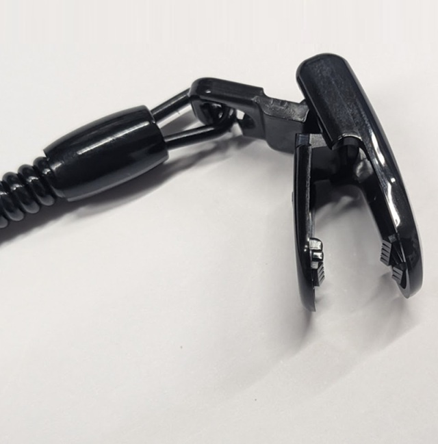 日本製 16センチ コイルコード コイルストラップ J-sen clip クリップストラップ