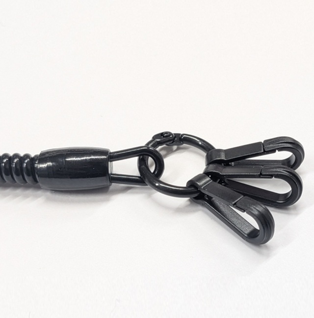 日本製 マーゼンプロダクツ キーナスカン3個セット 16センチ コイルストラップ