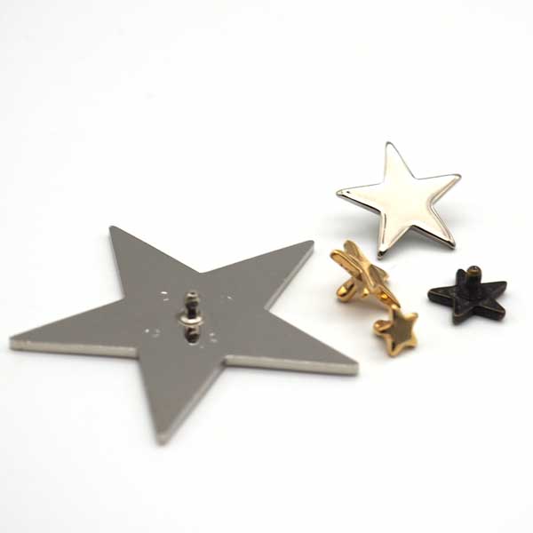 星フラット 6mm 9mm 12mm 16mm 25mm 45mm 飾りカシメ