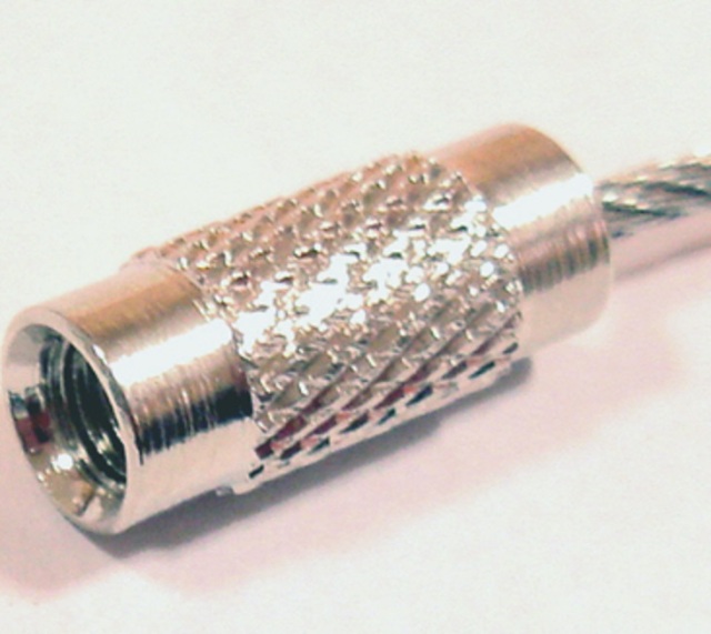キーホルダー金具/キーホルダーパーツ/ワイヤーキーホルダー
