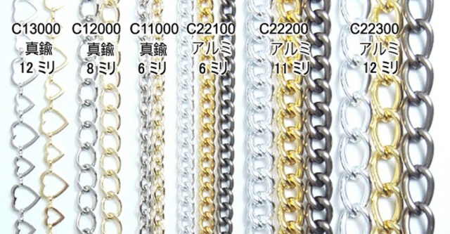真鍮 ステンレス 喜平 15mm ウォレットチェーン ヴィンテージ