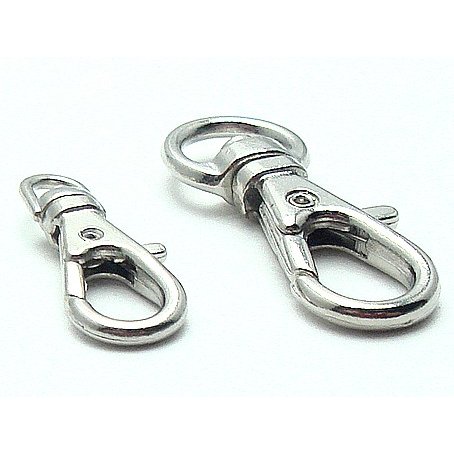 キーホルダー用 マイクロ レバーナスカン N15200 全長32ミリ、シルバー