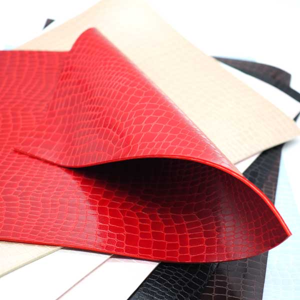 ベビークロコダイル A4サイズ 合皮両面張り合わせシート 210mm × 297mm 7カラー 厚み2.0mm 日本製