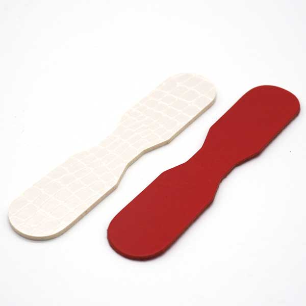 日本製 革パーツ 20ミリ×100ミリ ヌメ革 ベビークロコ (合皮) スムースレザー (合皮) 30カラー H71000-20GG