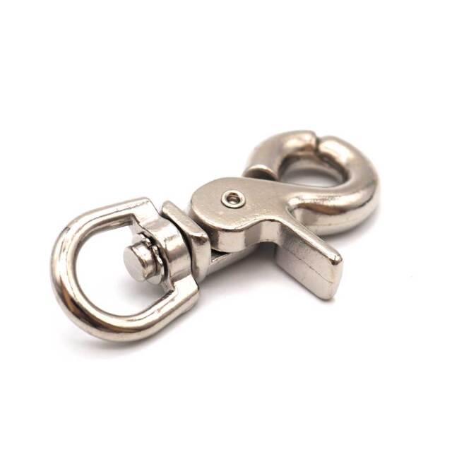 特大レバー付きナスカン(特大レバーナスカン）マル 全長73～75ミリ