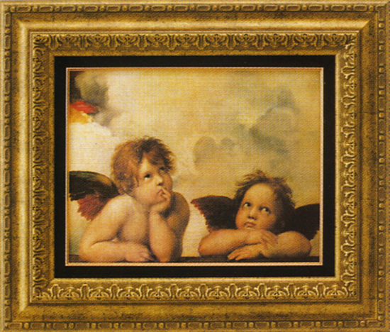 ラファエロ【サン・シストの聖母（部分）天使】【送料無料】 ガレリア