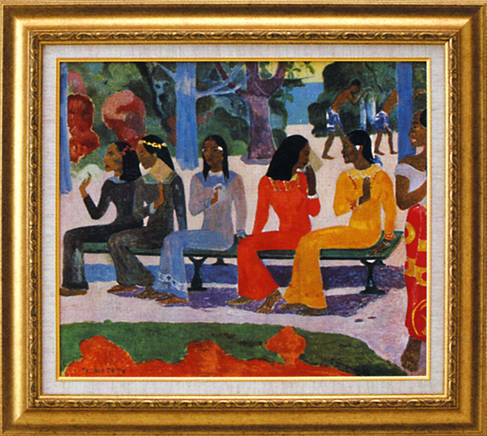 ゴーギャン『市場（TA MATETE）』F10【送料無料】 ガレリア・フラン