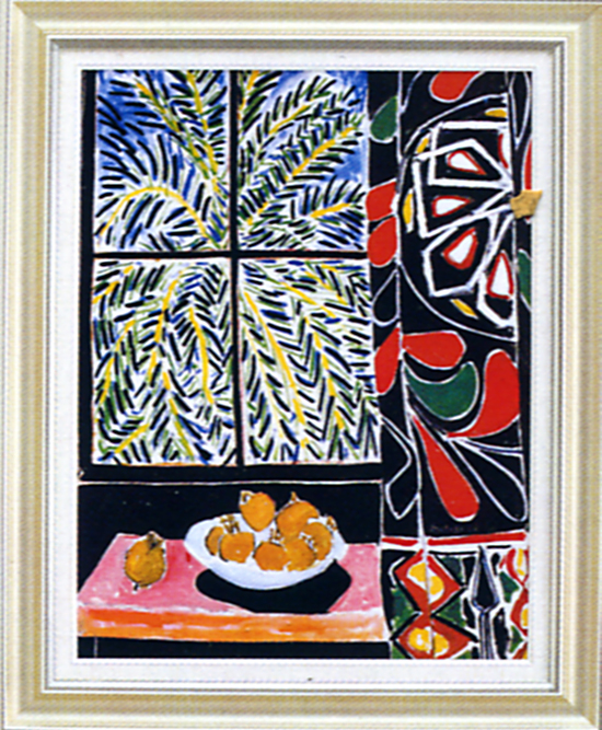 マティス『エジプト風のカーテンのある室内』P12【送料無料】 ガレリア