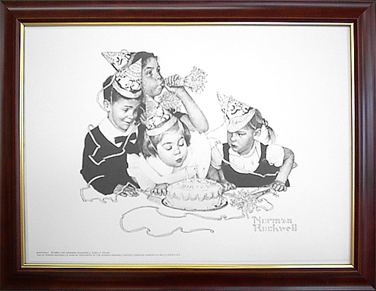 絵画 Norman Rockwell Birthday ノーマン・ロックウェル ドローイング 【誕生日】 フランジェリコweb