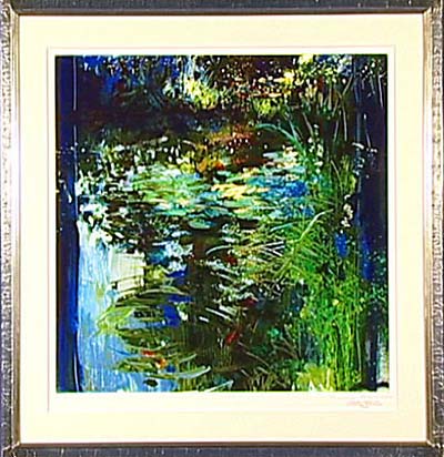 J トレンツリャド 蒼き水面シルクスクリーン