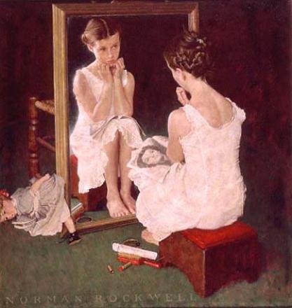 Girl オルゴール あやしく mirror ノーマン・ロックウェル 