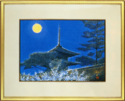 平山郁夫【法隆寺の春】