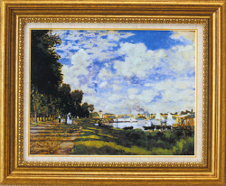 モネ『アルジャントゥイユの停泊所』P10 【送料無料】 ガレリア