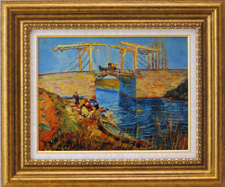 ゴッホ【アルルのはね橋】F6