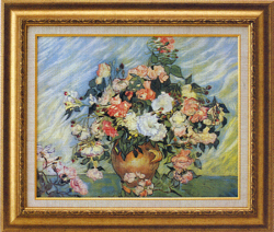 ゴッホ 『ピンクと白の薔薇』 【送料無料】 ガレリア・フランジェリコ