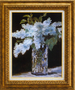 ライラックの油絵 マネ『ライラックの花束』P10【送料無料】 ガレリア・フランジェリコの