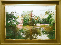 トレンツ・リャド オリジナル水彩 【サンタ アガタ ヴィラ ヴェルディ