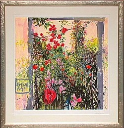 トレンツ・リャド 「花畑」 シルクスクリーン 版画 絵画 楽天市場】大きいサイズ 大きい絵 絵画 トレンツ・リャド シルク