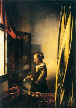 フェルメール【窓辺で手紙を読む女】 ガレリア・フランジェリコweb